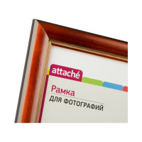 Рамка А4 21x30 см Комус деревянный багет 25мм коньяк 142913