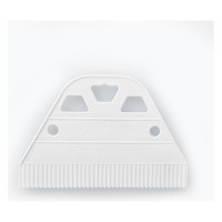 Шпатель DECOR 200 мм, ширина 55 мм, толщина 3 мм, зуб 1,6 мм, пластиковый, White Edition 316-5200