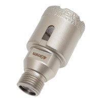 Коронка алмазная, вакуумное спекание (40х40 мм; 1/2"; М14) TECH-NICK TUK 136.600.7022