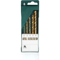 Набор сверл по металлу HB5-TiN (5 шт; 2-6 мм; HSS TiN) SDW TOOLS se00014