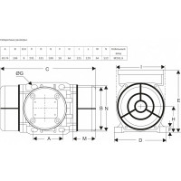 Внешний площадочный вибратор Vibromatic MVF200/3M 1215037598