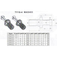 Штревель TY18-4 затяжной винт М12, 12.5х43 мм, Q45 гр., под хв-к MAS403-7:24-BT30 CNIC 47622