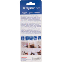 Маркер краска для плиточных швов Flysea Grout Marker 2-4 мм, 3 запасных наконечника, синий FS-53BLUE