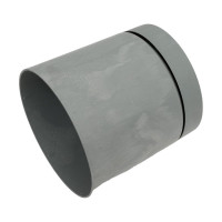 Кашпо с поддоном Prosperplast DPOP150E 422U TUBO P EFFECT диаметр 148 мм, высота 147 мм, бетон 067433