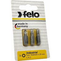 Биты Industrial 3 шт, T15/T20/T25, 25 мм, в блистере Felo 02693316