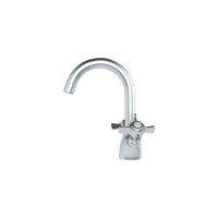 Смеситель для умывальника MIXLINE 1/2 керамика высокий излив ML30-042 550777