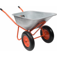 Строительная двухколесная тачка Gigant 110л, 240 кг, литые колеса GX-04