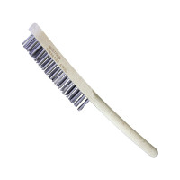 Ручная щетка OSBORN 3 ряда, 295x145, ворс прямая нерж сталь 0,30 151.333-0001