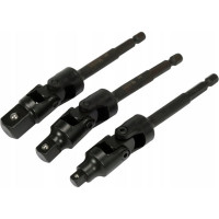 Набор карданных переходников 3 шт,  1/2", 1/4", 3/8" YATO YT-04641