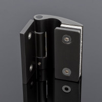 Петля стена-стекло SERVICE PLUS 90, графит матовый, латунь P03-103GRF/brass