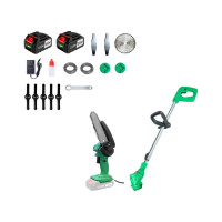 Набор аккумуляторного инструмента Zitrek GreenCut 20, GreenSaw 20 Extra Power 2в1, 2x2.0 Ач 082-2020