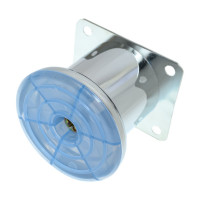 Ножка Tech-Krep металл, круглая, нерегулируемая, D50x60 мм, хром - накл. 148576
