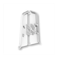 Торцевые для плинтуса DECONIKA 001-G 70 мм, Белый глянец, 1 пара Д-П70-Тп-Ф1 001-0 БЕЛ-Г