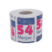 Туалетная бумага COMFY "54 метра" 1-сл. 1 рул. 1-2507