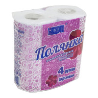 Туалетная бумага Сomfy "Полянка" 2 сл. 4 рул./вл.12 1-3198