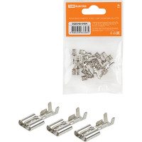 Плоская клемма гнездо TDM ELECTRIC РП-м 1.5-(6,3) 1-1.5 кв. мм, плоский (мама), 20 шт. SQ0546-0404