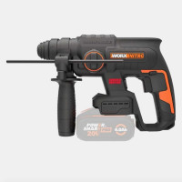 Аккумуляторный бесщеточный перфоратор WORX 20В, 4Ач x1, ЗУ 2А, кейс WX381