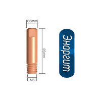 Наконечник токопроводящий 20 шт, CU-E, М6x25 мм, d=1.0 мм для горелок mig/mag энаргит CU-E-M6-25-10-20