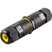 Соединитель-коннектор для проводов STEKKER трехконтактный, водонепроницаемый 49112