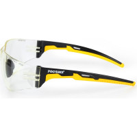 Защитные открытые очки РОСОМЗ о15 hammer active strong glass светло-желтые с мягким носоупором 11560-5