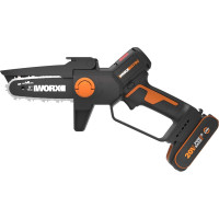 Аккумуляторная пила WORX бесщёточная , 20В, 12см, 2Ач х1, ЗУ 2А WG325E