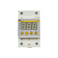 Однофазное реле напряжения IEK рн-д 54мм 63а IVR31-1-63