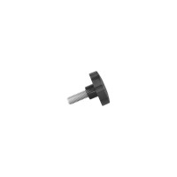Ручка-барашек с резьбовым штифтом Tech-Krep пластик, D42, М10x20, чёрный, 150 шт. 153017