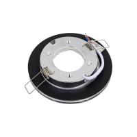 Светильник встраиваемый ЭРА DK80 WH/BK под лампу GX53 белый/черный Б0019575