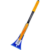 Зимняя щетка со скребком 55 см желтая щетина KRAFT KT 830063