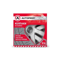Колпаки на колёса AUTOPROFI размер 16 400мм WC-1145 SILVER 16