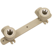 Монтажная планка VALFEX PP-R серая, 25х1/2 дюйма ВР 10124025Г 127-0497