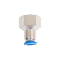 Фитинг цанговый прямой с внутренней резьбой 3/8F для трубки диаметром 6 мм SHPI PCF 06-R03