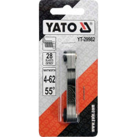 Резьбомер Витворта YATO 28 лезвий 4,0-62,0мм YT-29982