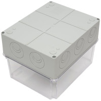 Приборная коробка GREENEL наружного монтажа 240х195х165мм с монтажной платой IP55 GE41348
