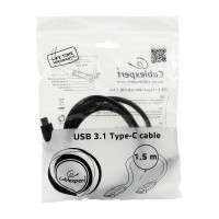 Кабель USB Cablexpert, USB3.1 Type-C/USB3.1 Type-C, 1.5м, пакет CCP-USB3.1-CMCM-5