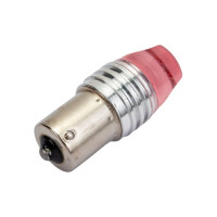 Диодная автолампа SKYWAY S25, P21W, 24 В, 9SMD диодов, BA15s, 1-контная, flash, красная, противотуманные/стопы S08202053