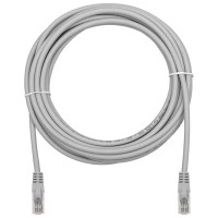 Патч-корд компьютерный UTP SUPRLAN 6 4x2 24AWG (7x0.2mm) Cu LSZH серый 5м 10-0170