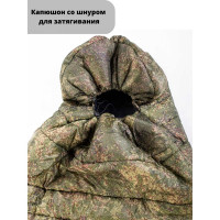 Спальный мешок Смелый Каспер 220x85, зелёный пиксель, зима 600 90001