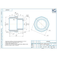 Ниппель Brassco редукционный G3/4 х G1/2 Standart 4961650