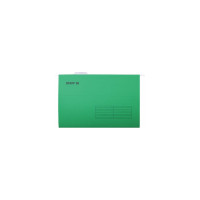 Подвесные папки STAFF A4/Foolscap 404x240 мм до 80 листов, комплект 10 шт, зеленые, картон 270934