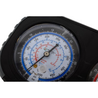 Манометрический коллектор Royal Clima Royal Clima 2-вентиля, 3 штуцера, R22/R32/R134/R410, М1/4", без шлангов RT-MG20BL-R410