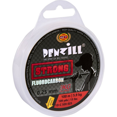 Монофильная леска WFT Penzill FLUOROCARBON Strong 100/025 1D-C-320-025
