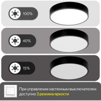 Потолочный светильник Citilux Купер LED Чёрный CL72424V1