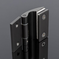 Петля стена-стекло SERVICE PLUS 90, графит матовый, латунь P03-103GRF/brass