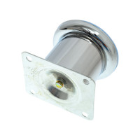 Ножка Tech-Krep металл, круглая, нерегулируемая, D50x60 мм, хром - накл. 148576