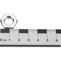Гайка Море-Метизов DIN 439 класс прочности 6.0, цинк, М10, 10 шт. GAYKA439CM1010M
