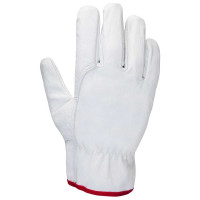 Кожаные рабочие перчатки монтажника Jeta Safety из кожи буйвола, размер S/7, JLE421-7/S