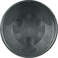 Горшок для орхидей Idiland D 160 мм, 1.6 л, с дренажной вставкой, серый перламутр 221608135/02