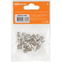 Плоская клемма гнездо TDM ELECTRIC РП-м 1.5-(6,3) 1-1.5 кв. мм, плоский (мама), 20 шт. SQ0546-0404