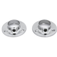 Держатель для трубы Palladium 25 мм, с фиксатором JF-05 BH CP (2 шт.) 115803